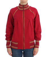 John Galliano Pink Mock Zip Cardigan Sweatshirt Sweater -   -  John Galliano.